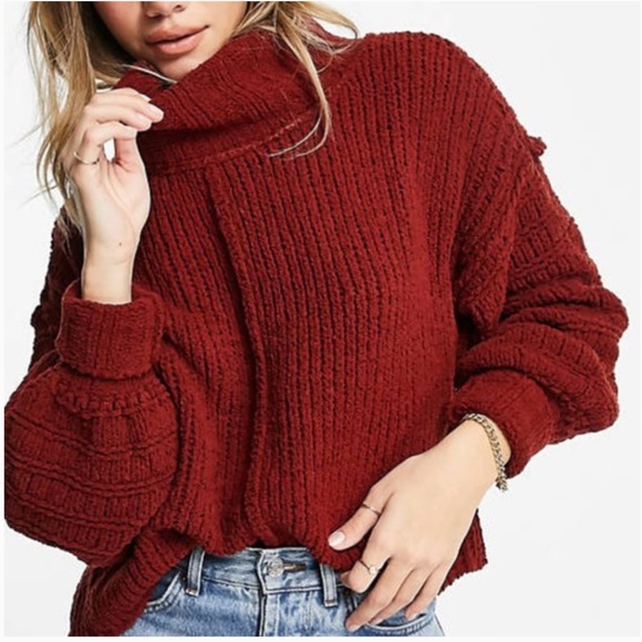 Free People Sweater | Be Yours Cowl Neck Pullover Sweater - Picture 2 of 15